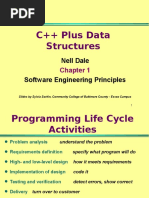 C++ Plus Data Structures: Nell Dale Software Engineering Principles