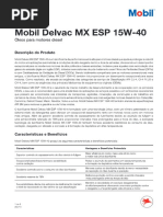 Mobil Delvac Mx Esp 15w-40 Euro 5 Pds 2014