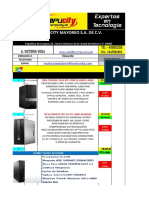 Cotización de Compucity Desktops Ci5