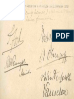 1918 Armistice - German Signatures