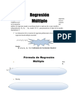 Regresion Y Coeficiente de Correlacion Multiple