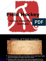 Field Hockey History Rules