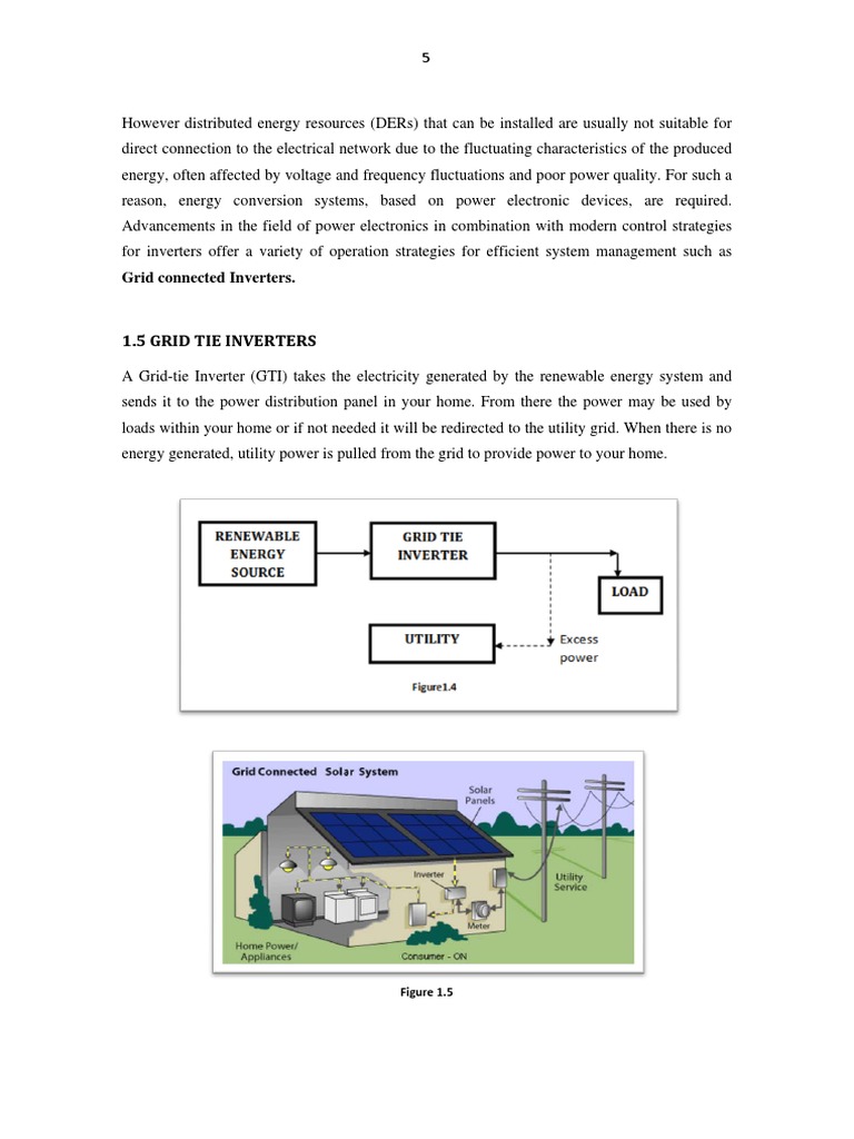 Grid-Tie Inverter Design for DERs | PDF