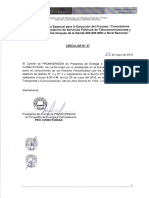 Circular 27 - Fecha Lugar y Hora de Adjudicacion