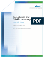 Spreadsheets and Workforce Management - An Odd Couple