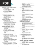 Wordexcelgetting Started