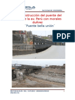 proyecto de mejoramiento de las carreteras