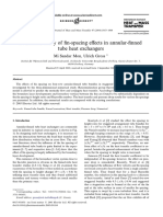 Numerical Study of Fin-Spacing Effects in Annular-Finned Tube Heat Exchangers PDF