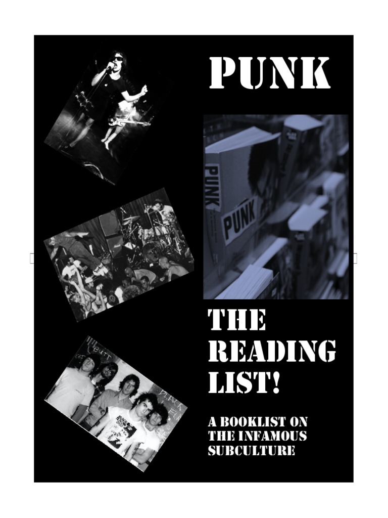 Punk Subculture Booklist Guide | PDF | Mystery, Thriller & Crime Fiction