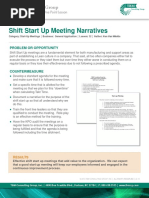 Start of Shift Checklist Template | PDF | Business
