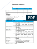 Format Penilaian Afektif