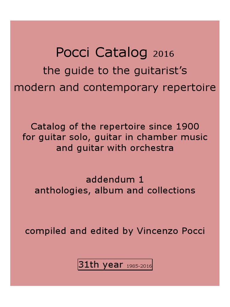 Pocci Catalog 31th Year 2016 Anthologies | PDF, image size:768x1024