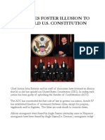 Justices Foster Illusion to Comprehend U.S. Const