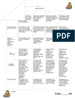 Bookblog Reviewrubric