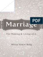 Marriage - Making It and Living It MIZAR YAWAR BAIG