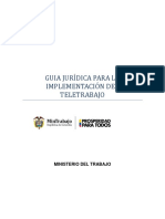 Guia Juridica para La Implementacion Del Teletrabajo PDF