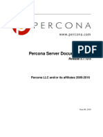 Percona Server 5.7.12 5