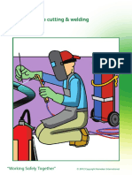 00 Gas Acetylene Cutting and Welding - Safety Card A4 Size - English PDF