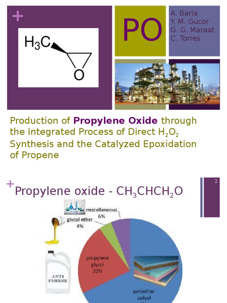 Propylene Oxide Production via H2O2 Synthesis | PDF | Hydrogen Peroxide ...