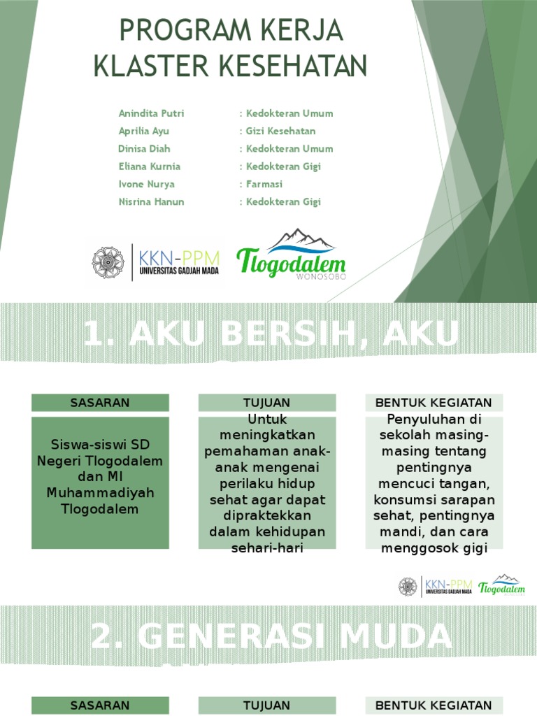 Program Kesehatan Desa Tlogodalem | PDF | Kesehatan Holistik | Sains ...