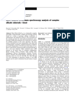 Laser-Induced Breakdown Spectroscopy Analysis of Complex Silicate Minerals