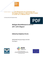 Refugee Resettlement in The EU - 2011-2013 Report