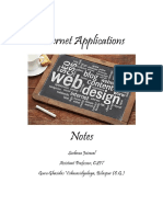 Internet Applications Note