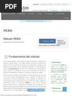 Método REBA - Rapid Entire Body Assessment