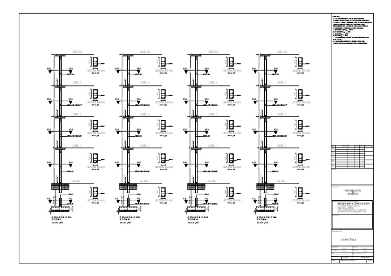 Column Details for Proposed Hotel Project | PDF | Teaching Methods ...