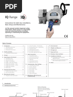 Instruction Manuals For Installation and Maintainance PDF