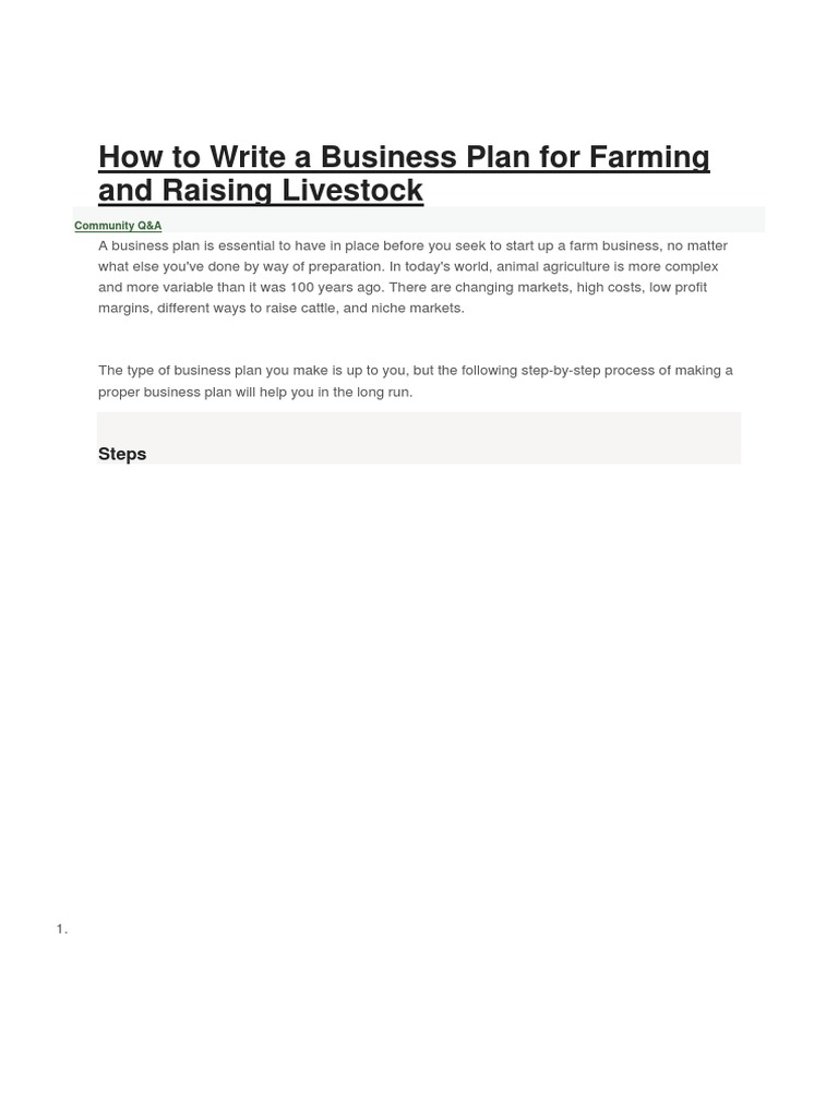 how-to-write-a-business-plan-for-farming-and-raising-livestock