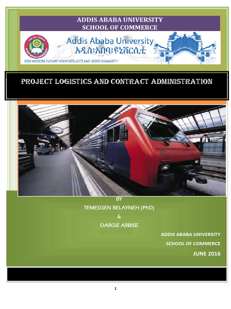 Project Logistics and Contract Administration | PDF | Request For ...
