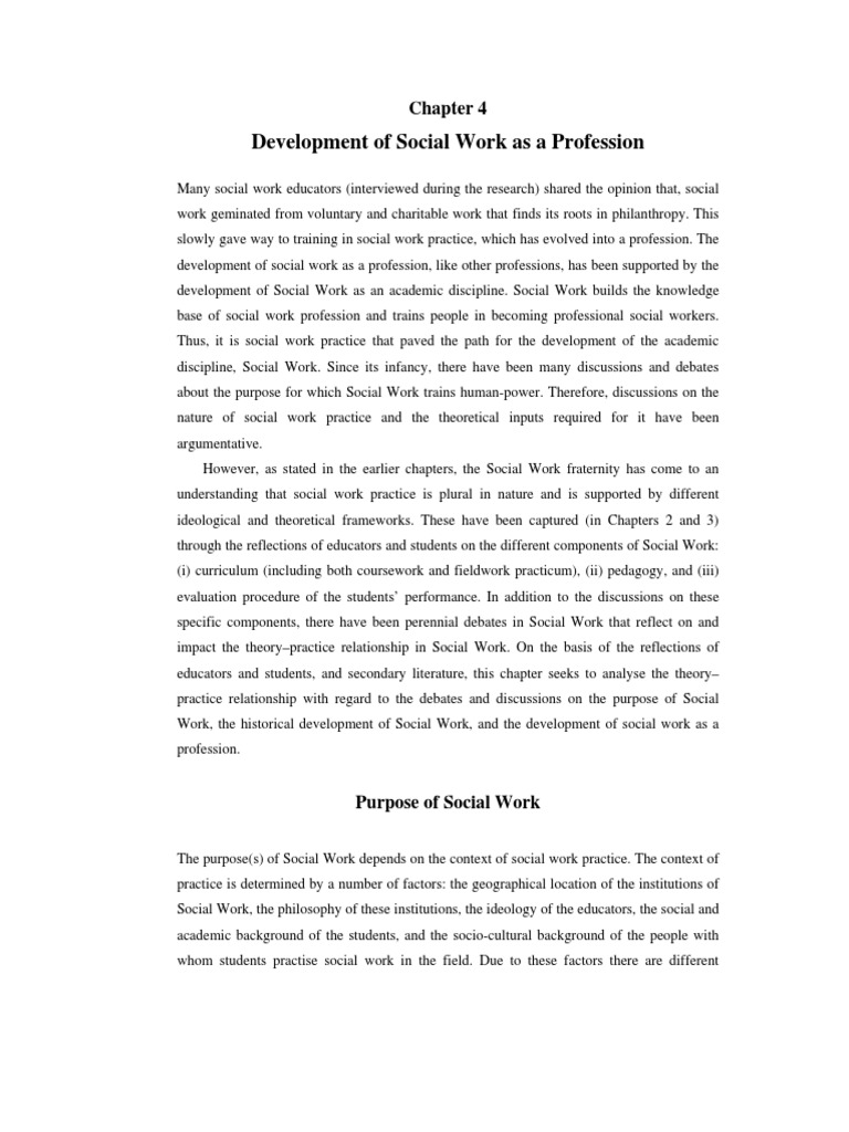 Evolution of Social Work Education | PDF | Profession | Social Work