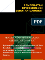 Pendekatan Epidemiologi Kesehatan Darurat