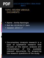 Document Analysis in Qualitative Research | PDF | Qualitative Research ...
