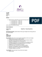 Revised MedPro International Nursing Resume Template