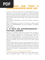 6 Livros Que Todo o Empreendedor Deve Ler