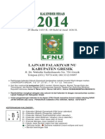 Kalender Jawa Timur 2014