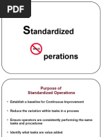 Standardized Operations