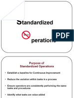 Standardized Operations