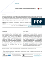 Advances in The Treatment of Central Serous Chorioretinopathy