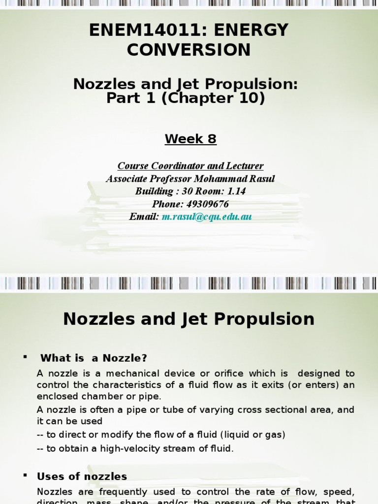 Jet Engine Nozzles and Propulsion Types | PDF | Nozzle | Jet Engine