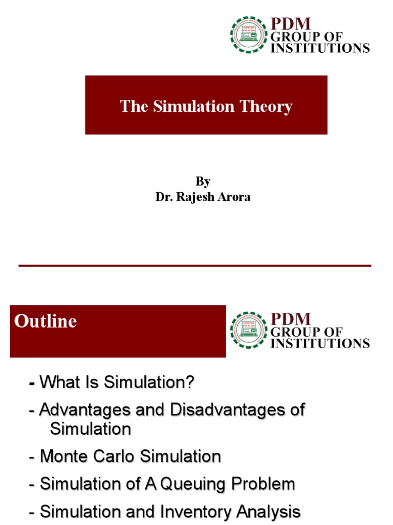 Simulation Queuing Theories | PDF