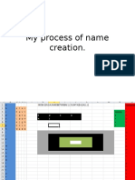 My Process of Name Creation