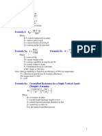 Formulas For Galvanic Design