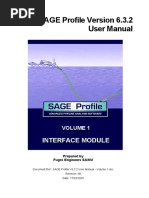 SAGE Profile V6.3.2 User Manual - Volume 1