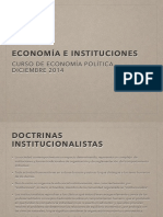 Institucionalismo económico y crecimiento