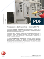 Preparacion de Superficies Norma SSPC Granallado Cymmateriales Shotblasting