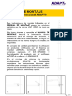Manual de Montaje ADAPT Metalo Iberica