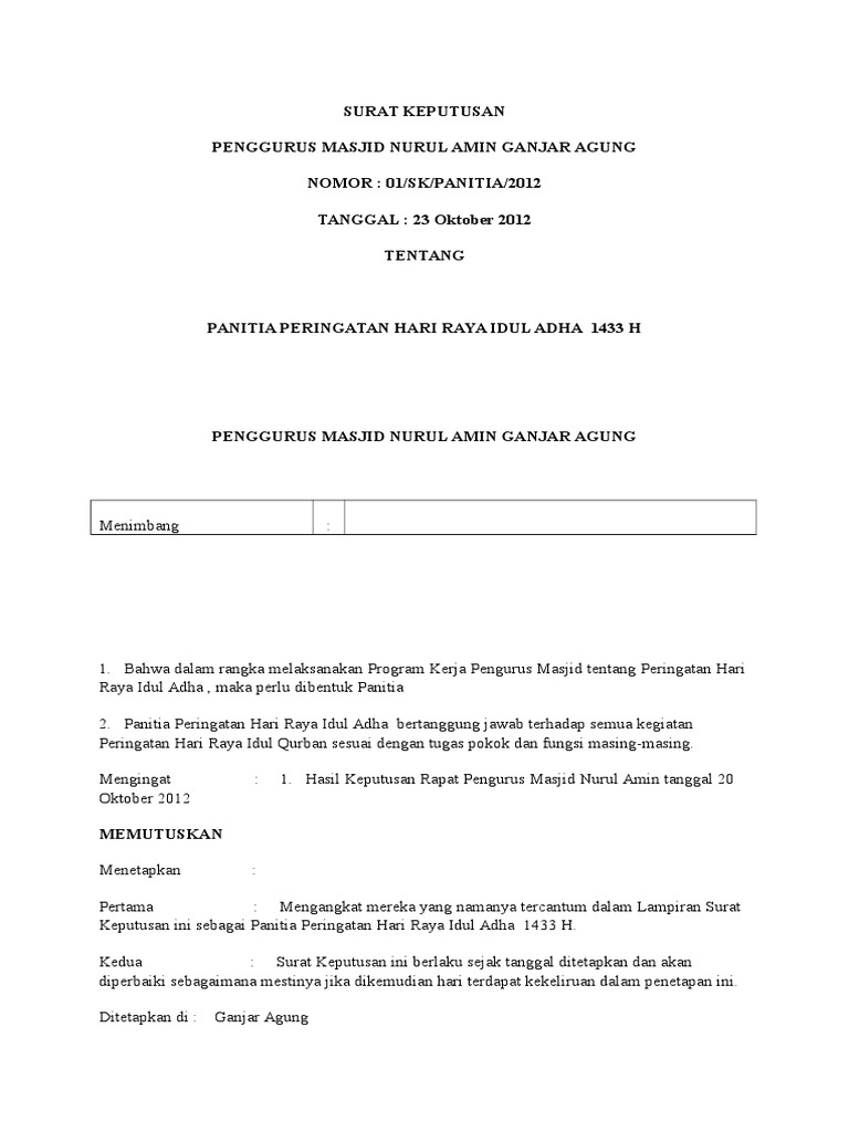 Sk Zakat Fitrah
